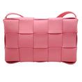 Load image into Gallery viewer, Bottega Veneta Pink Intrecciato Leather Crossbody Bag
