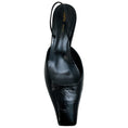 Load image into Gallery viewer, Khaite Black Patent Leather Roosevelt 75 Slingback Pumps
