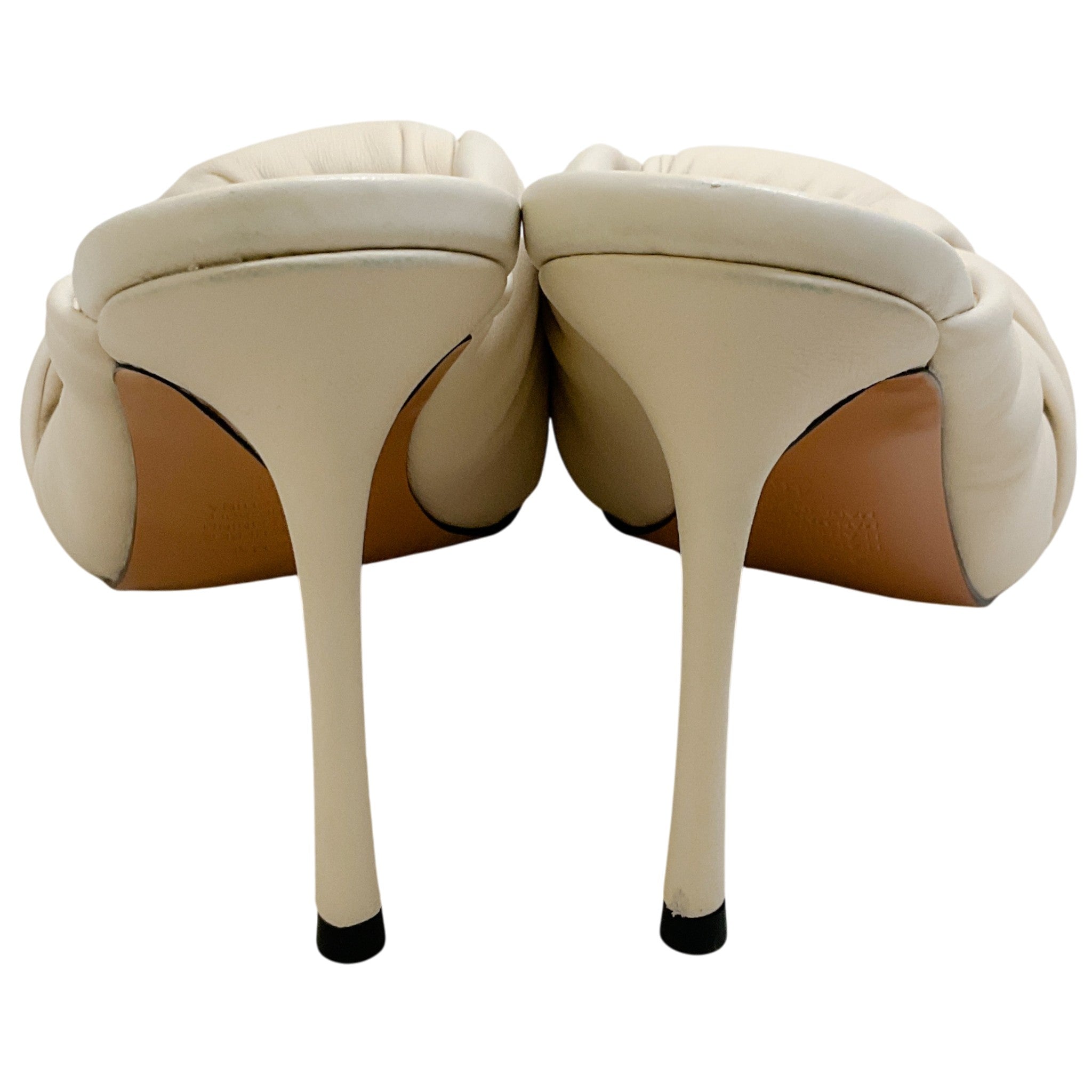 Alias Mae Cream Leather Mickey Twist Sandals