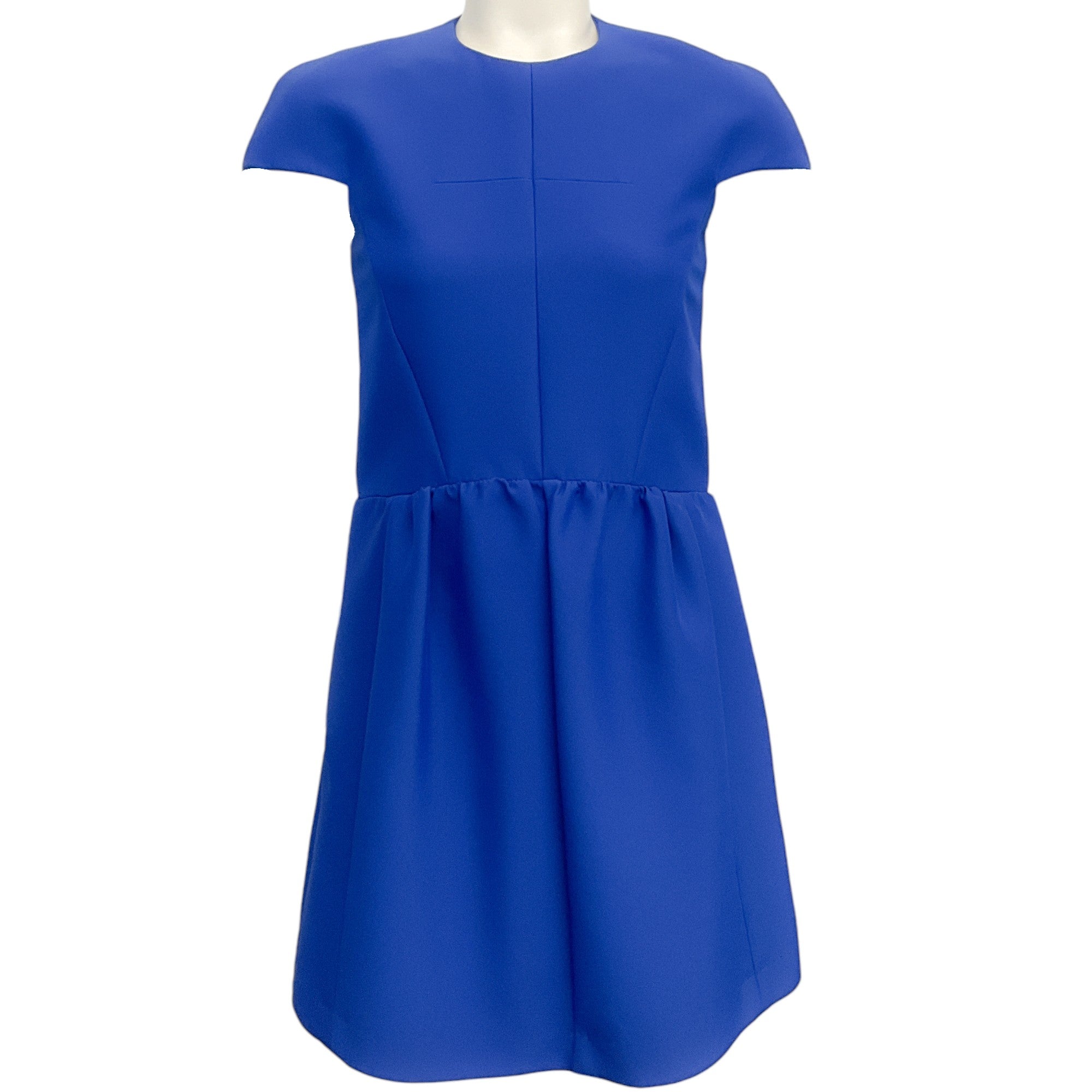 Celine Cobalt Blue Cap Sleeve Dress