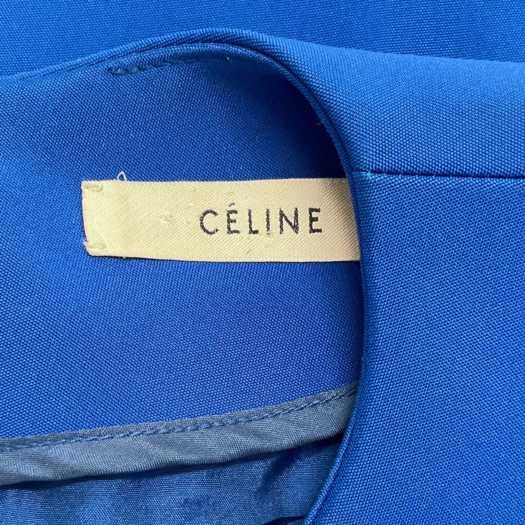 Celine Cobalt Blue Cap Sleeve Dress