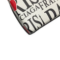 Load image into Gallery viewer, Balenciaga White / Black / Red Mini Calfskin Bonjour Paris Shopping Phone Holder Satchel Mini Bag
