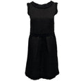 Load image into Gallery viewer, Oscar de la Renta Black Sleeveless Boucle Dress
