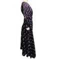 Load image into Gallery viewer, Peter Pilotto Navy Blue Silk Crepe Wrap Dress
