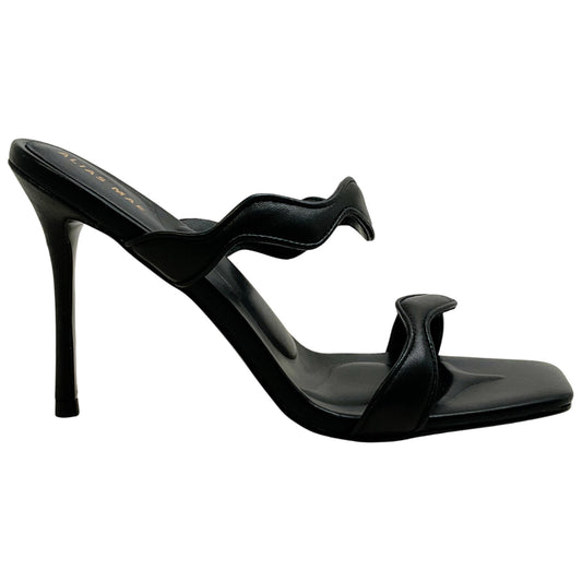 Alias Mae Black Leather Mindy Sandals