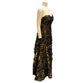 Load image into Gallery viewer, Jovani Black / Beige Embellished Strapless Tulle Gown / Formal Dress
