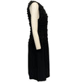 Load image into Gallery viewer, Dries van Noten Black Sleeveless Dress with Covered Buttons
