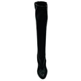 Load image into Gallery viewer, Gianvito Rossi Black Tall Leather Boots with Cutout Detail
