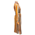 Load image into Gallery viewer, Golden Goose Deluxe Brand Orange Multi Striped Silk Dress with Belt
