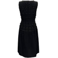 Load image into Gallery viewer, Dries van Noten Black Sleeveless Dress with Covered Buttons
