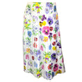 Load image into Gallery viewer, Vivetta White Multi Floral Printed Pleated Skirt
