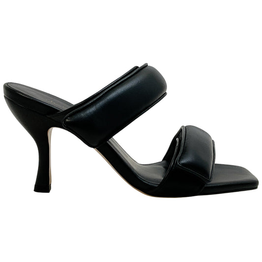 GIA x Pernille Teiscaek Black Leather Perni Sandals