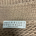 Load image into Gallery viewer, Brunello Cucinelli Tan Button Front Cashmere Knit Cardigan Sweater
