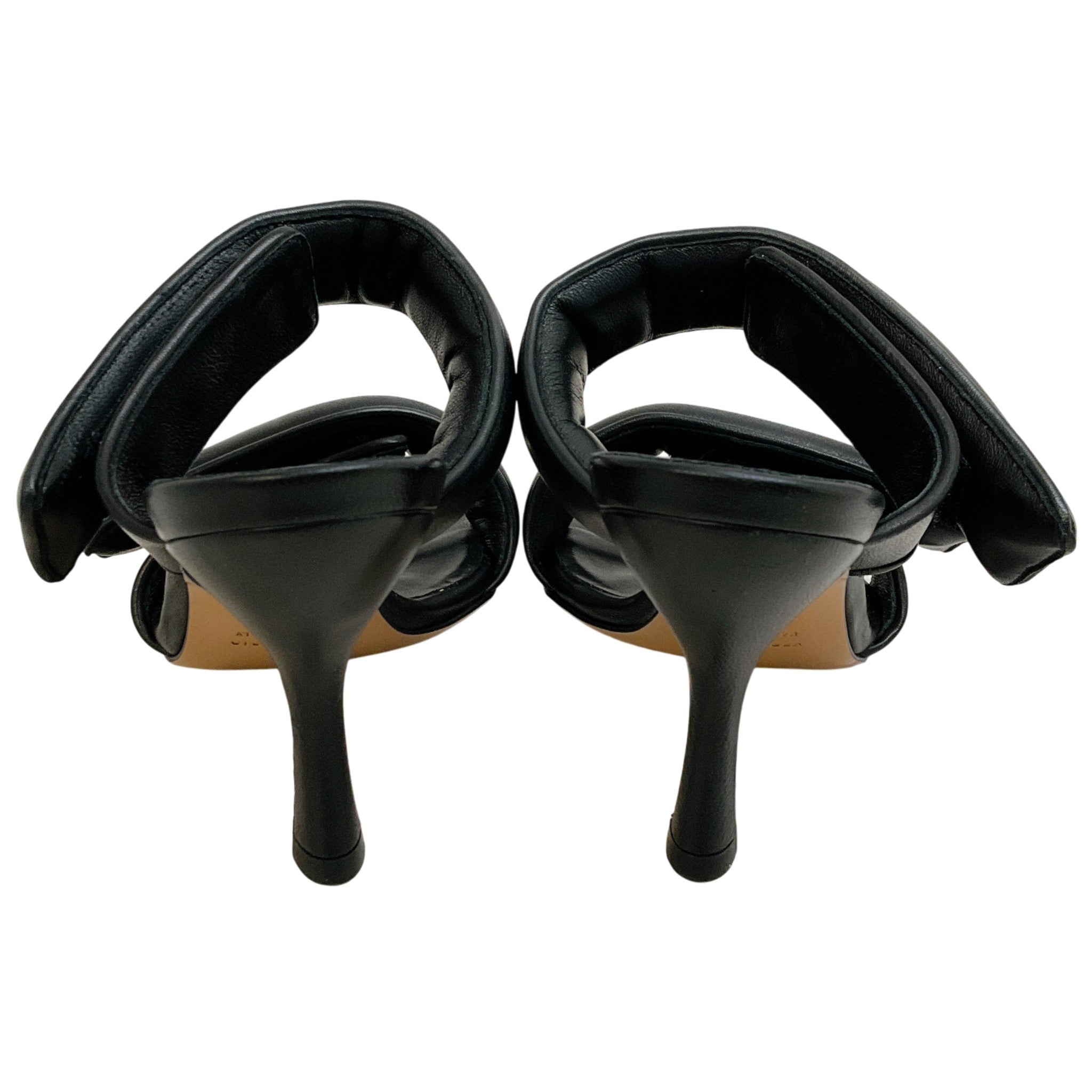 GIA x Pernille Teiscaek Black Leather Perni Sandals