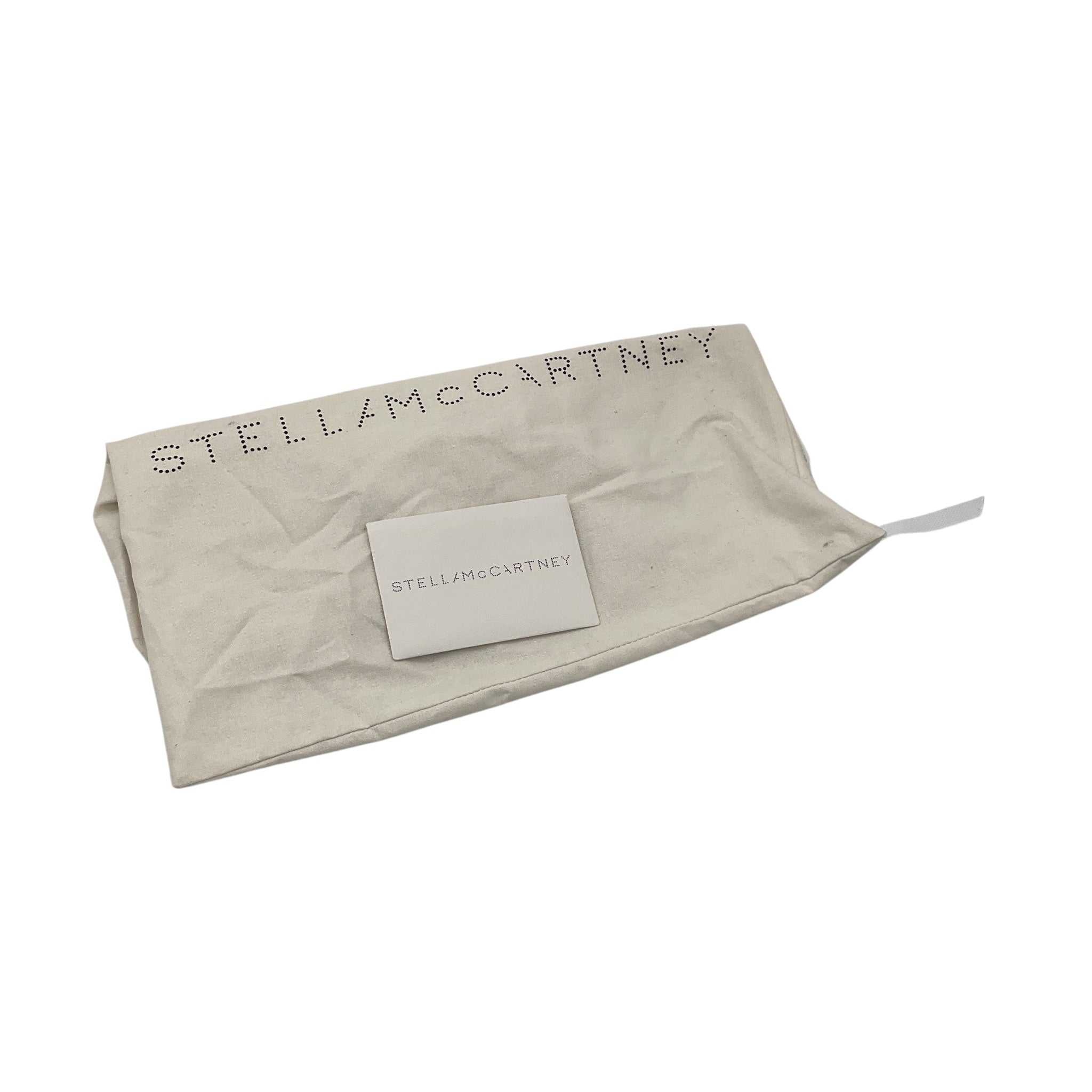 Stella McCartney Black Falabella Vanity Case Shaggy Deer Faux Leather Crossbody Bag