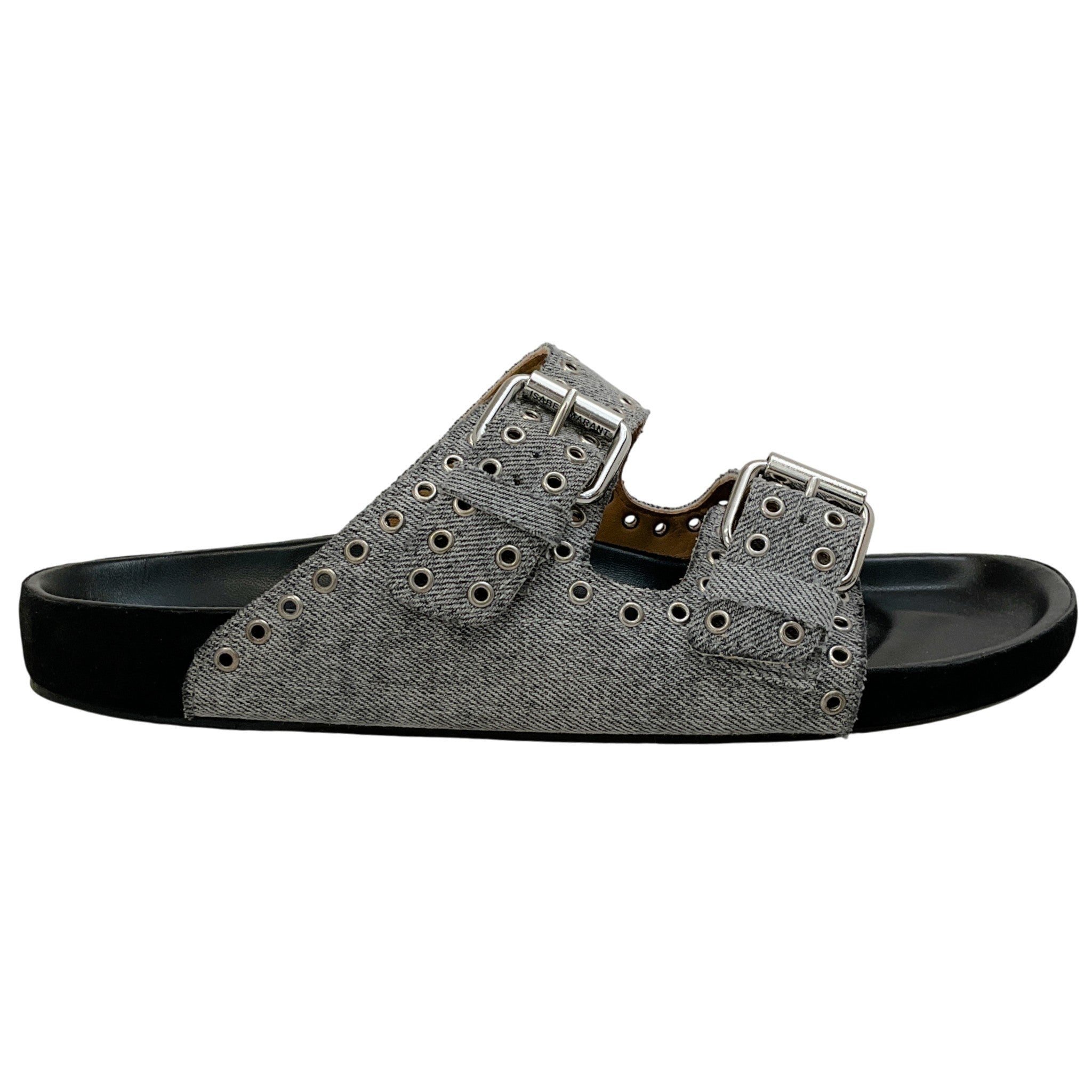 Isabel Marant Grey Denim Lennyo Sandals