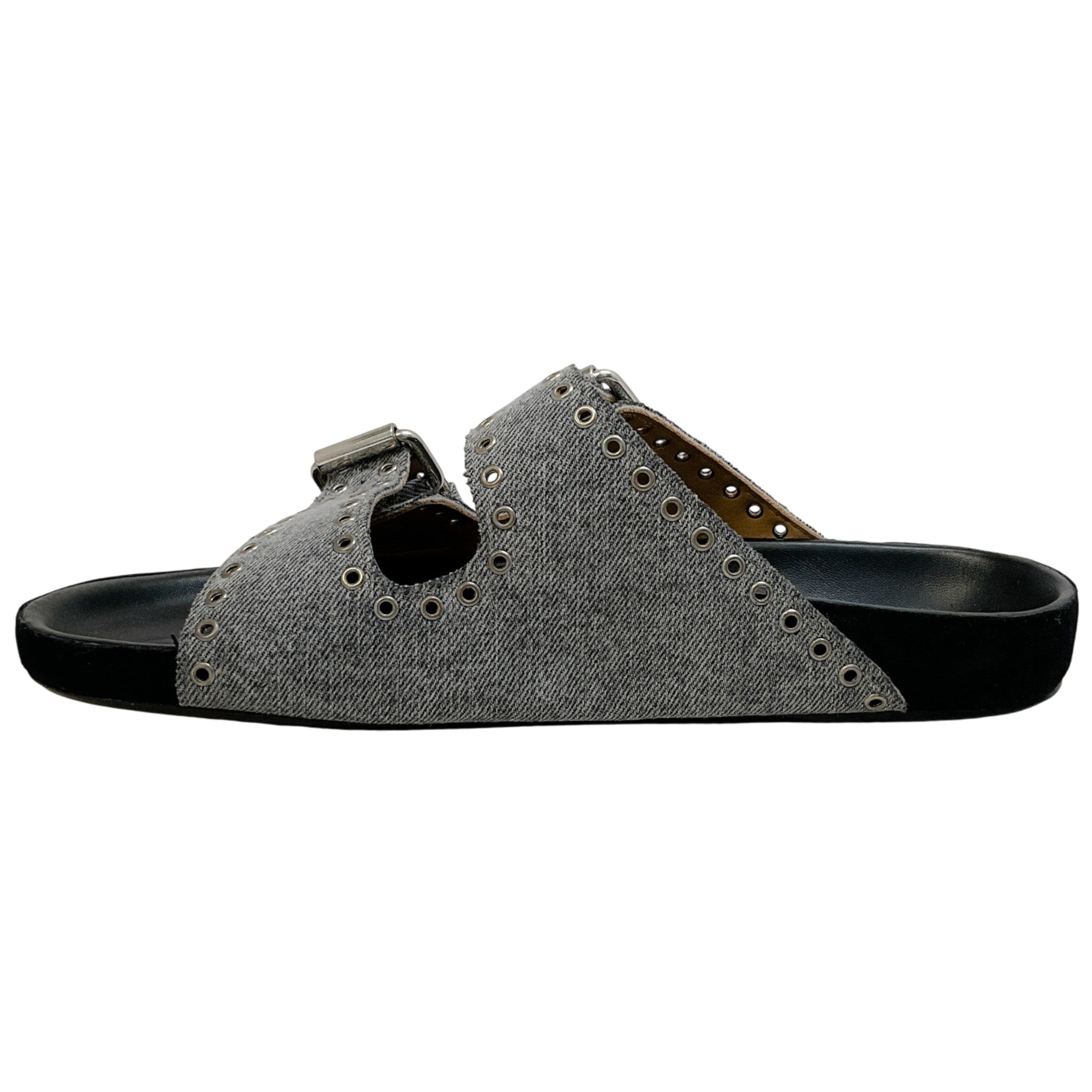 Isabel Marant Grey Denim Lennyo Sandals
