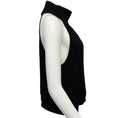 Load image into Gallery viewer, Michael Kors Black Jersey Tank with Ribbed Mock Neck
