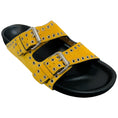 Load image into Gallery viewer, Isabel Marant Yellow Suede Lennyo Sandals

