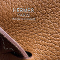 Load image into Gallery viewer, Hermes Light Brown Clemence Leather Evelyne III 29 Handbag
