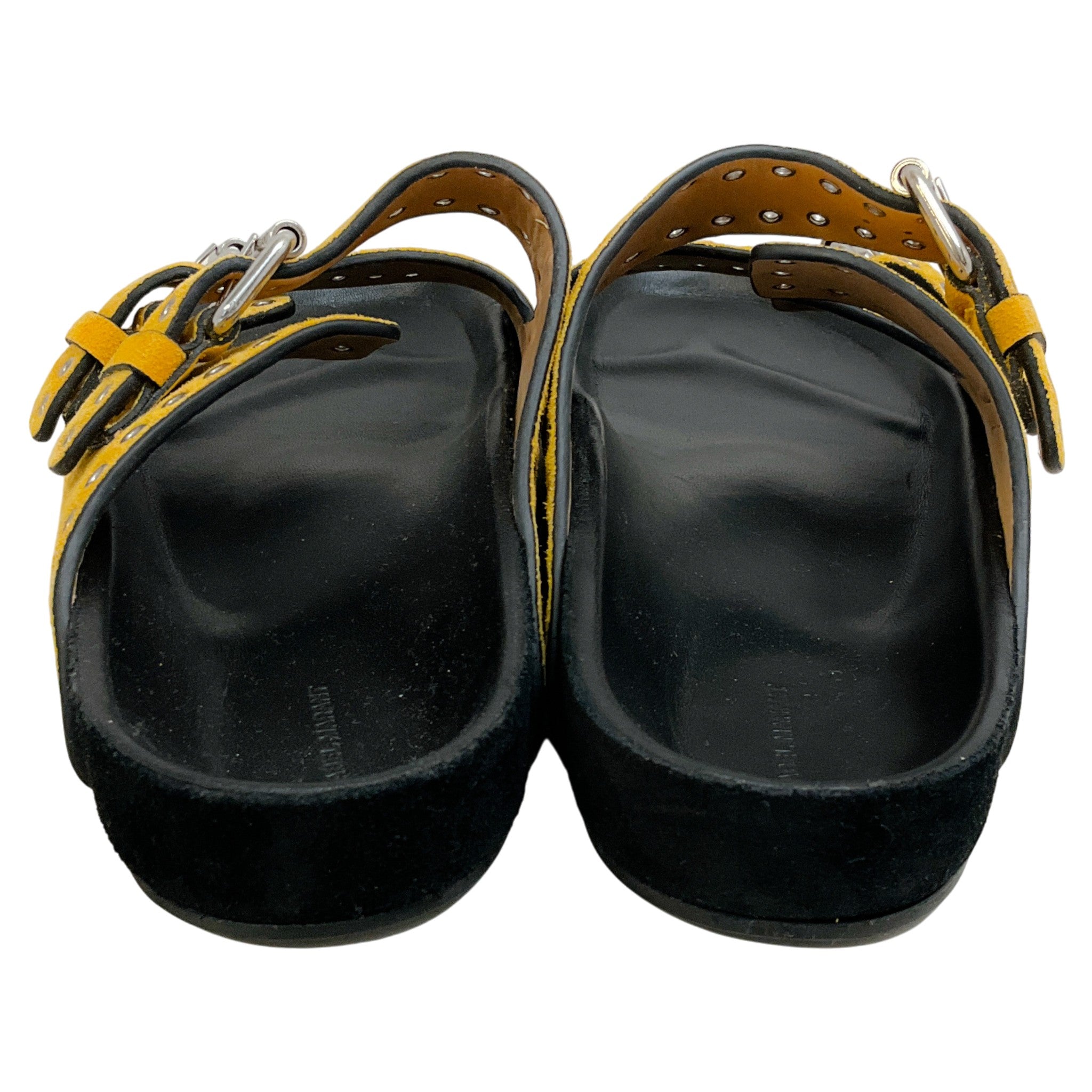 Isabel Marant Yellow Suede Lennyo Sandals