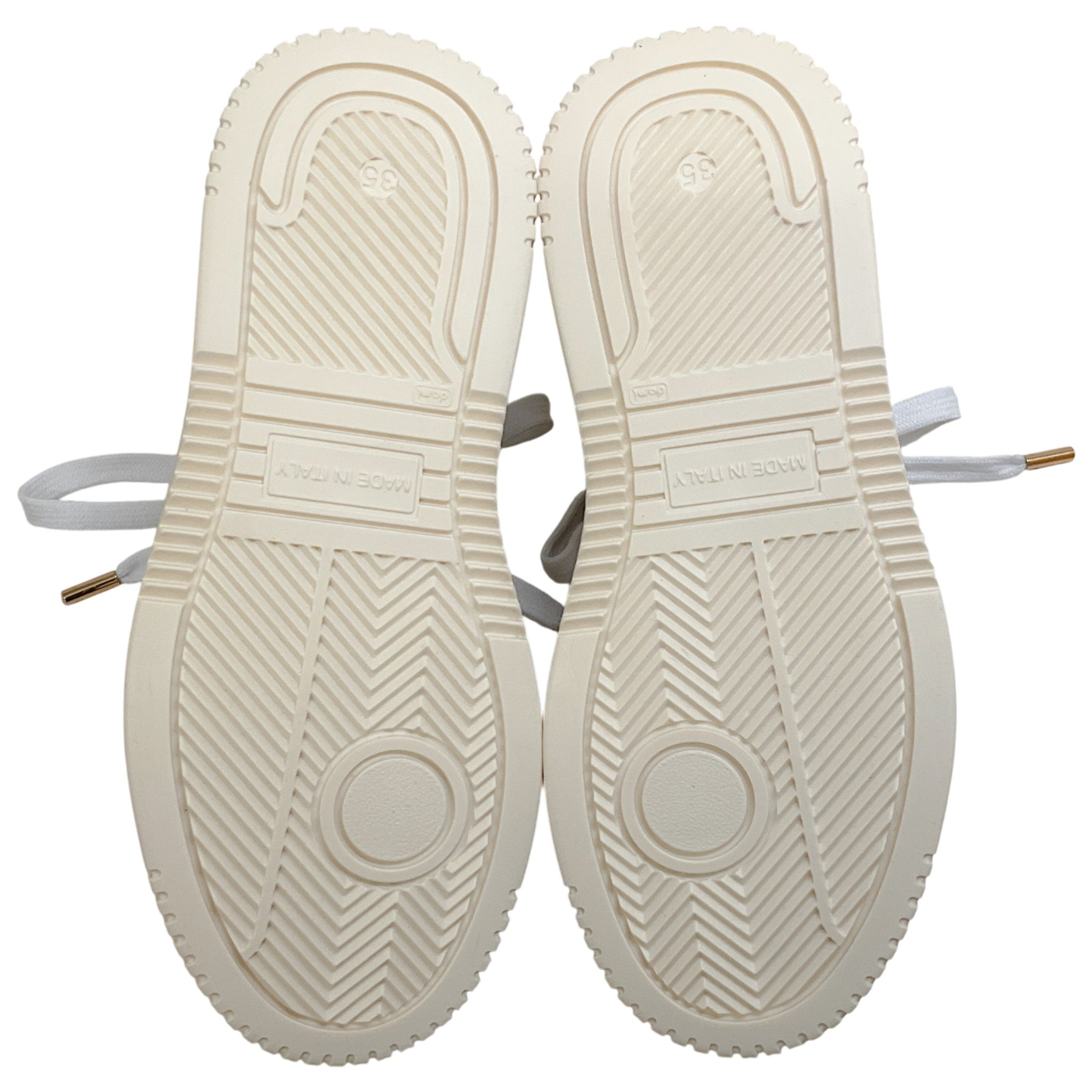 Alexandre Birman White / Ice Leather AB Sneakers