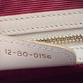 Load image into Gallery viewer, Christian Dior Beige Cannage Leather Flap Camera Bag
