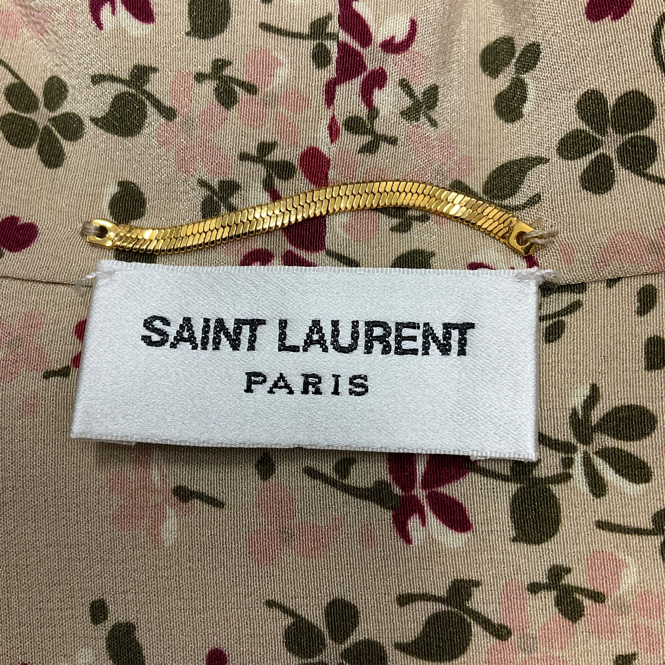 Saint Laurent Nude Rose Liberty Top