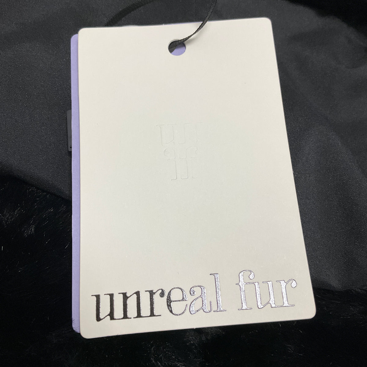 Unreal Fur Black The Black Bird Faux Fur Coat
