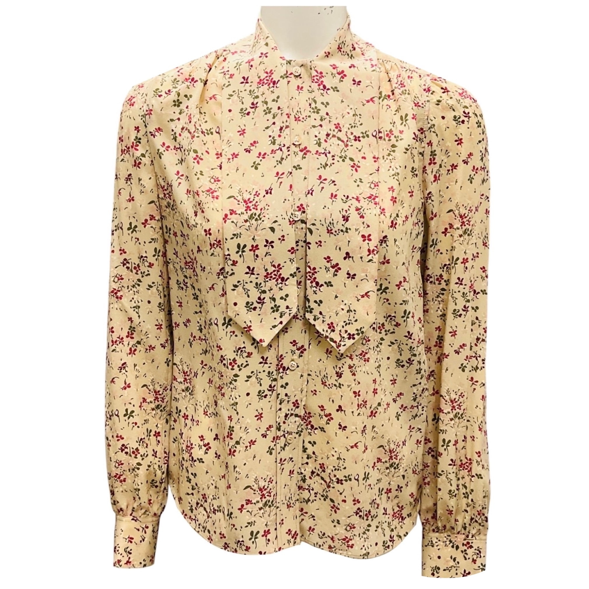 Saint Laurent Nude Rose Liberty Top