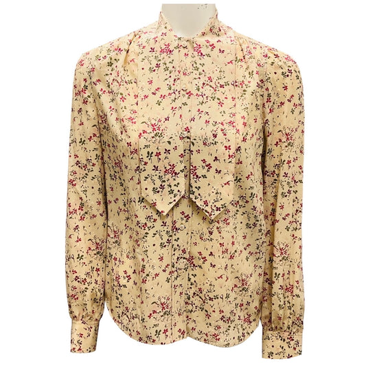 Saint Laurent Nude Rose Liberty Top
