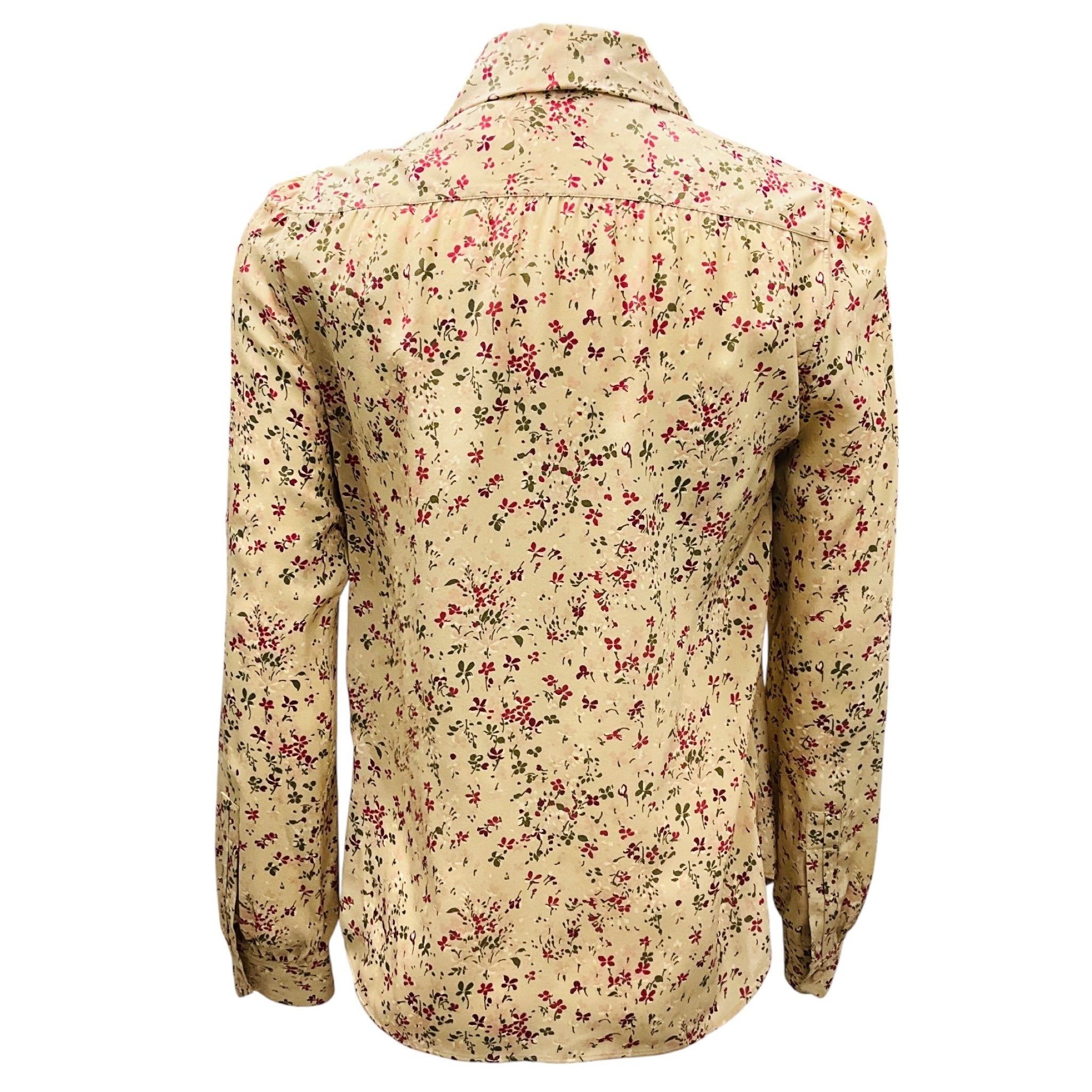 Saint Laurent Nude Rose Liberty Top