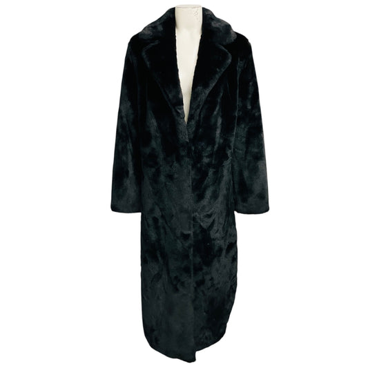 Unreal Fur Black The Black Bird Faux Fur Coat