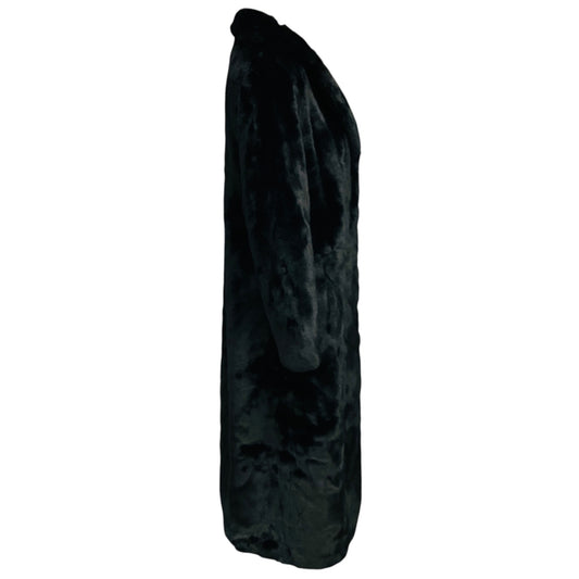 Unreal Fur Black The Black Bird Faux Fur Coat