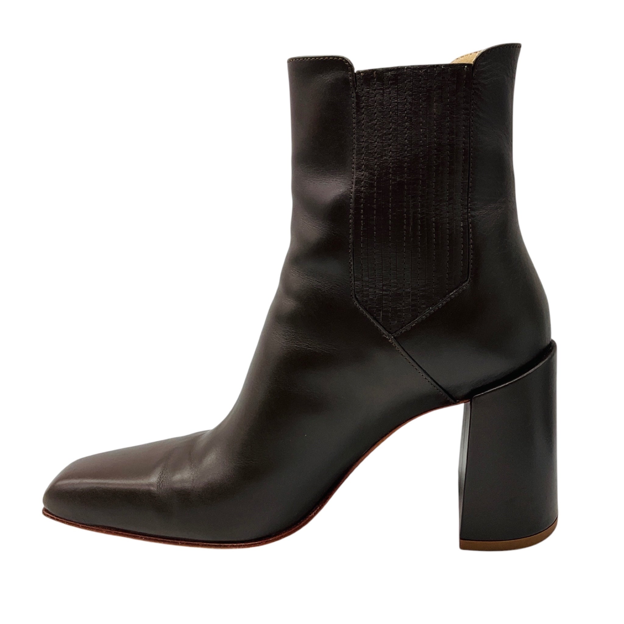 Gabriela Hearst Brown Leather Ankle Boots