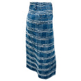 Load image into Gallery viewer, Akris Punto Medium Blue Wash Frayed Denim Midi Skirt
