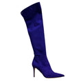 Load image into Gallery viewer, Gianvito Rossi Purple Suede Tall Over the Knee Boots
