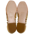 Load image into Gallery viewer, Simkhai Gold Metallic Leather Woven Flats
