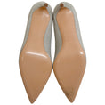 Load image into Gallery viewer, Casadei Silver Shimmer Fabric Pumps
