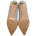 Load image into Gallery viewer, Casadei Silver Shimmer Fabric Pumps
