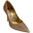 Load image into Gallery viewer, Casadei Gold Sequined Mermaid Pumps

