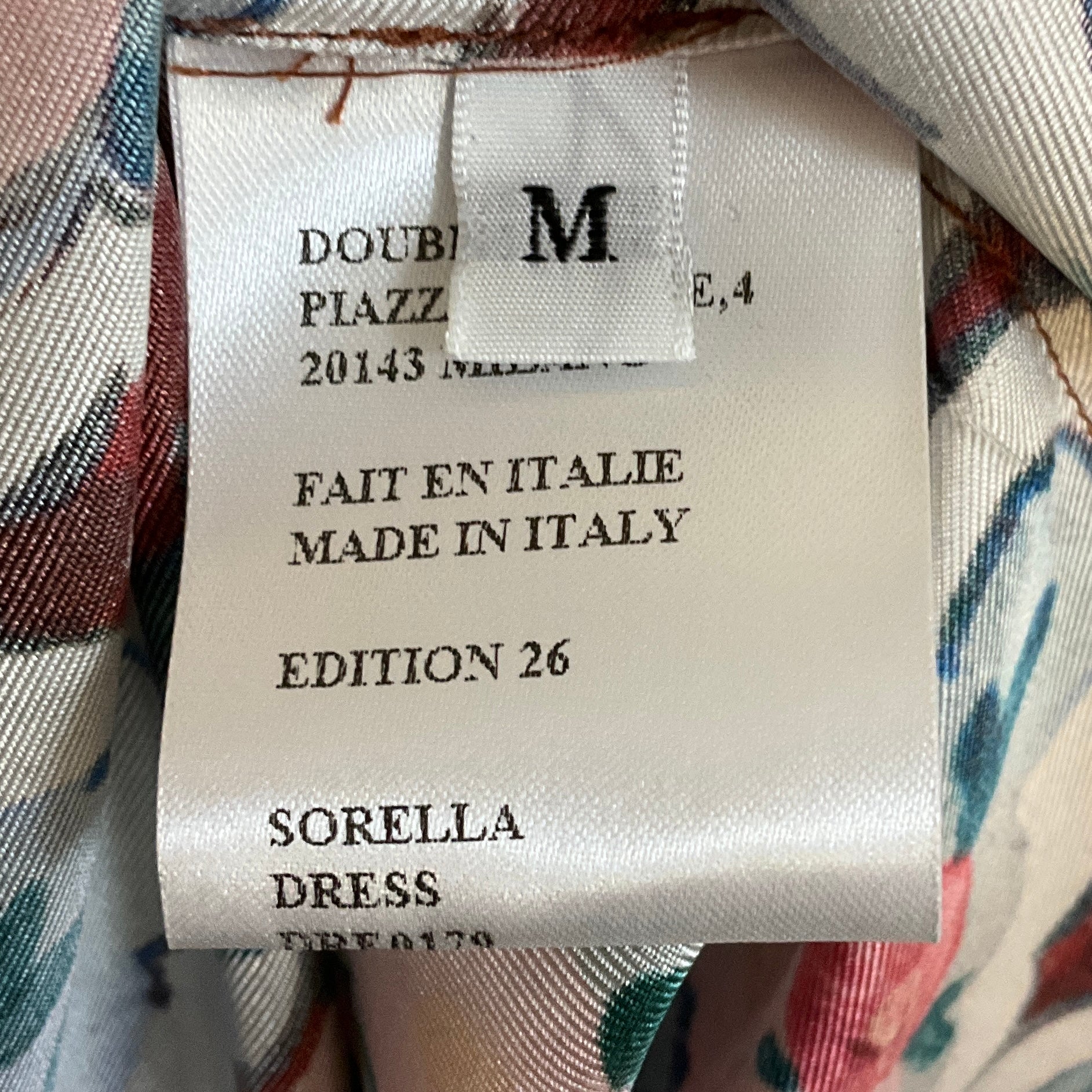 La DoubleJ Multicolor Floral Printed Sorella Silk Maxi Dress