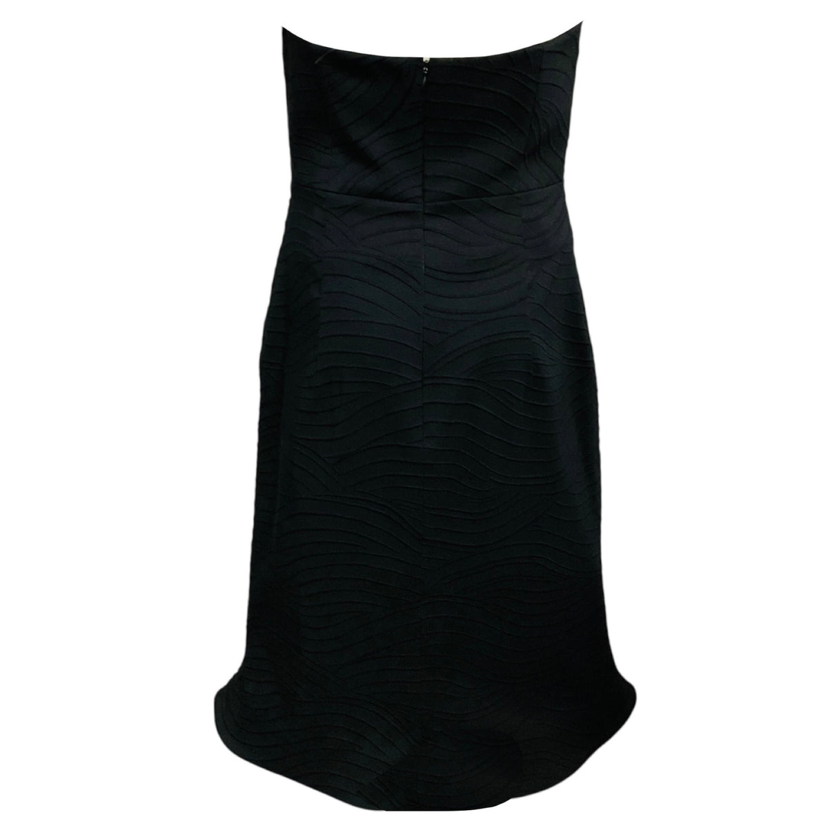 Giorgio Armani Black Strapless Cocktail Dress