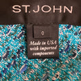 Load image into Gallery viewer, St. John Turquoise / Teal Multi Viscose and Wool Knit Coat and Dress Set
