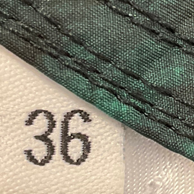 Lanvin Teal Leaf Print Nylon Swing Coat