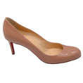 Load image into Gallery viewer, Christian Louboutin Nude Round Toe Patent Leather Pumps
