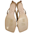 Load image into Gallery viewer, Freda Salvador Khaki Leather Elaine Studded Kitten Heel Sandals
