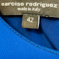 Load image into Gallery viewer, Narciso Rodriguez Cobalt Blue Fitted Crepe Midi Dress
