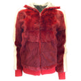 Load image into Gallery viewer, Mr & Mrs Italy Red / Ivory / Green Camo Lined Hooded Full Zip Mink Fur Jacket
