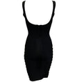 Load image into Gallery viewer, Herve Leger Black Lilykate Bandage Dress with Gold Hardware
